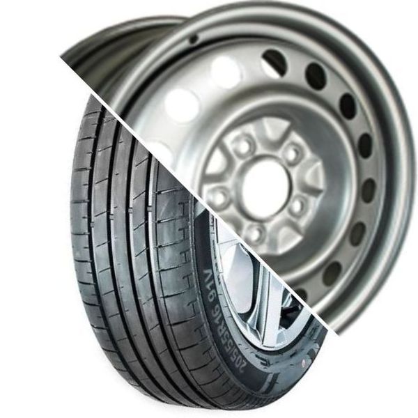 Шина с диском в сборе Massimo OTTIMA PLUS 185/65 R15 88H + Trebl X40915 Silver 4*100 6xR15 ET40 DIA60.1