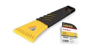 Скребок Hofer для льда 18см с резиновой ручкой (HF920051)